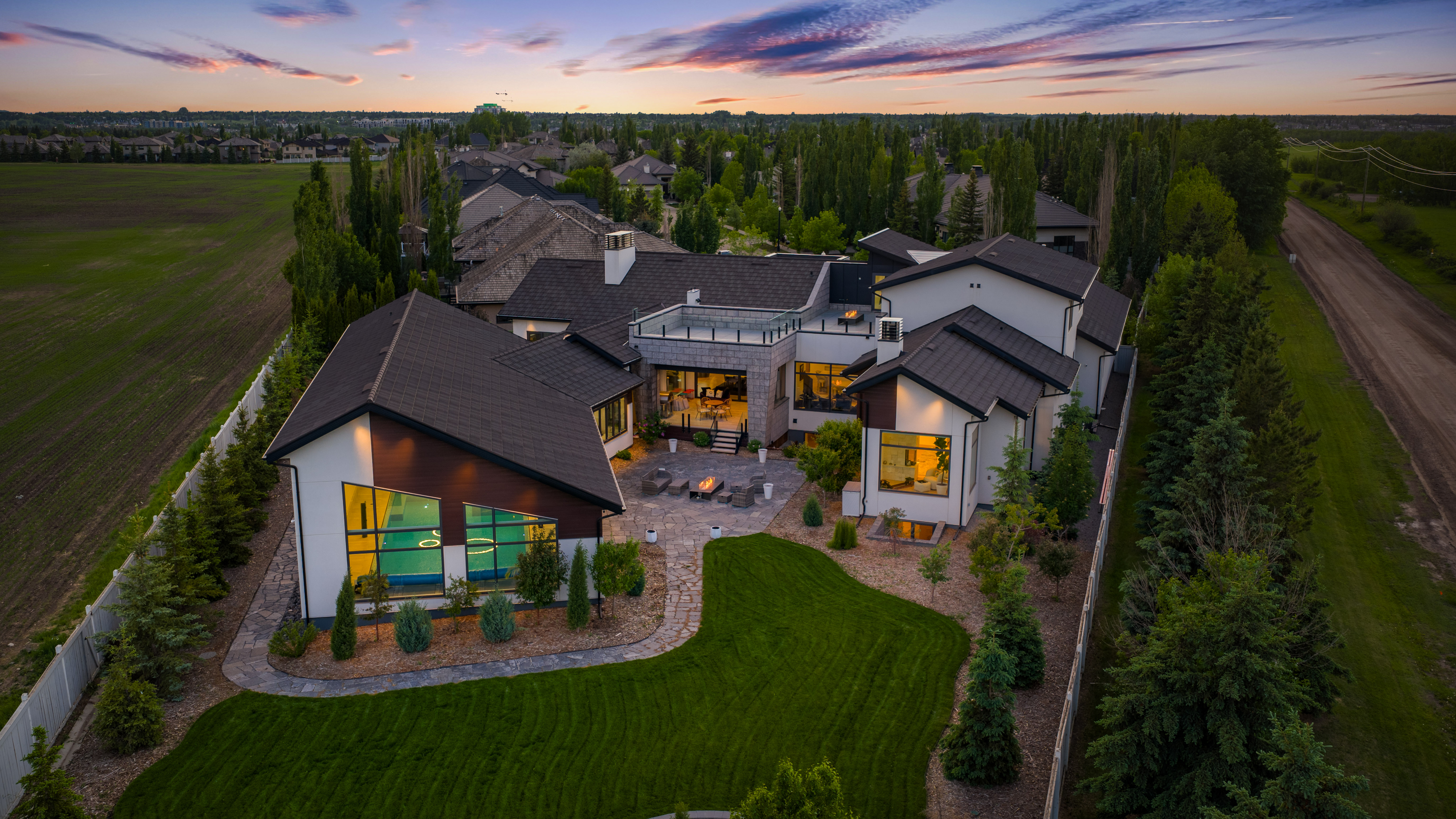 Exterior of 46 Kingsford Crescent home for sale in St. Albert by Holland & Associates Real Estate.